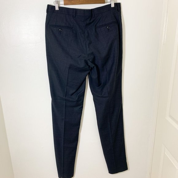 Ted Baker Jay wool black gray dress pant 33R - Picture 4 of 7